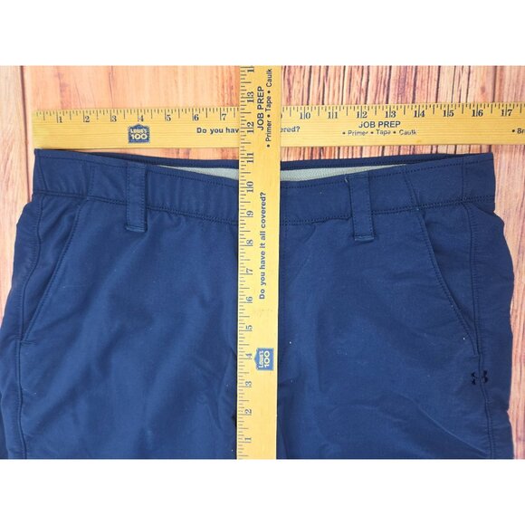 Under Armour Mens Navy Blue Chino Pants 34x30 Polyester/Nylon Blend - Picture 7 of 8